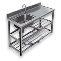 KT-W- OWC2 - MESA CON FREGADERO DE ACERO INOXIDABLE 100CM (1/1)