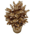 HG-SP1-18 - PLANTA DECORATIVA ARTIFICIAL DORADA (72/1)