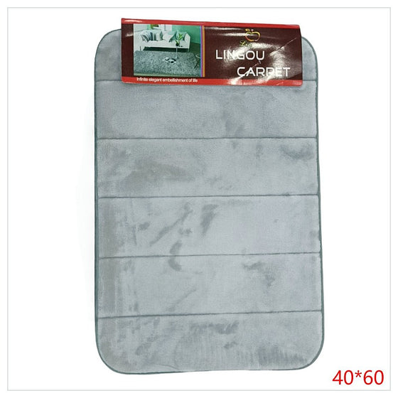 HG- LM050 - ALFOMBRA RECTANGULAR GRIS 40*60 CM (60/1)