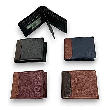 JJ53610 - BILLETERA DE CUERO BICOLOR (200/1)