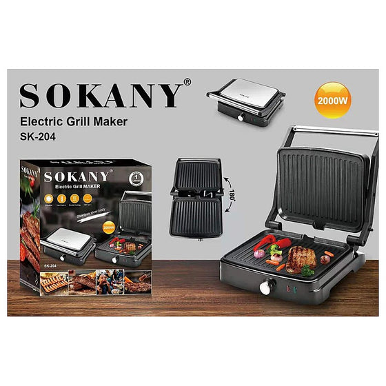 SK-204 - PARRILLA ELÉCTRICA 2000W (4/1)