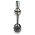 GY32031 - CANDELABRO DECORATIVO COLOR PLATEADO (24/1)