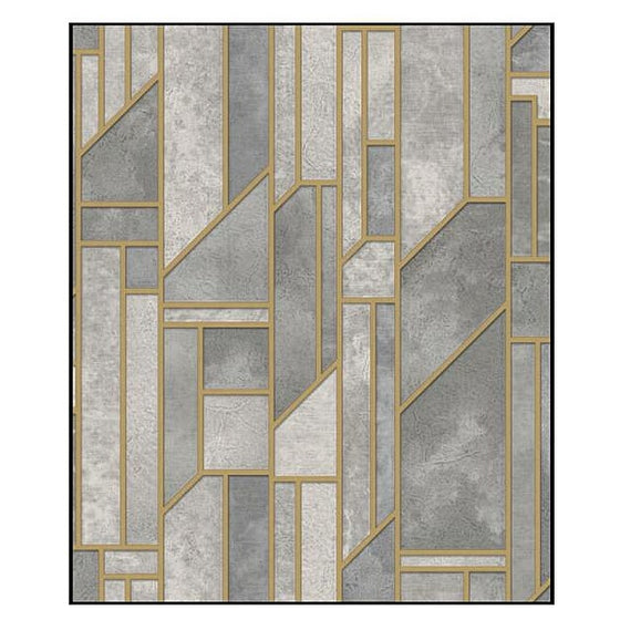 HS-LJW48 - PAPEL TAPIZ GEOMÉTRICO 53CM*9,5M (20/1)