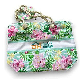 HG-YYB01 - BOLSO PLAYERO ESTAMPADO FLORAL (60/1)
