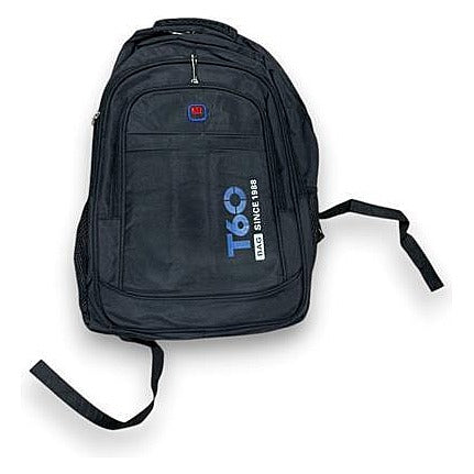 JJ57002 - MOCHILA NEGRA CON LOGOTIPO T60 (120/1)
