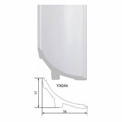 BM-PS14 - PS LÍNEA BLANCA YX044 NUEVO MATERIAL 76*43MM*250C (36/1)