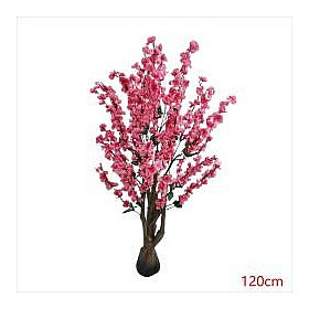 CC-AF-48 - RAMO ARTIFICIAL DE FLORES DE DURAZNO 120 CM (16/1)