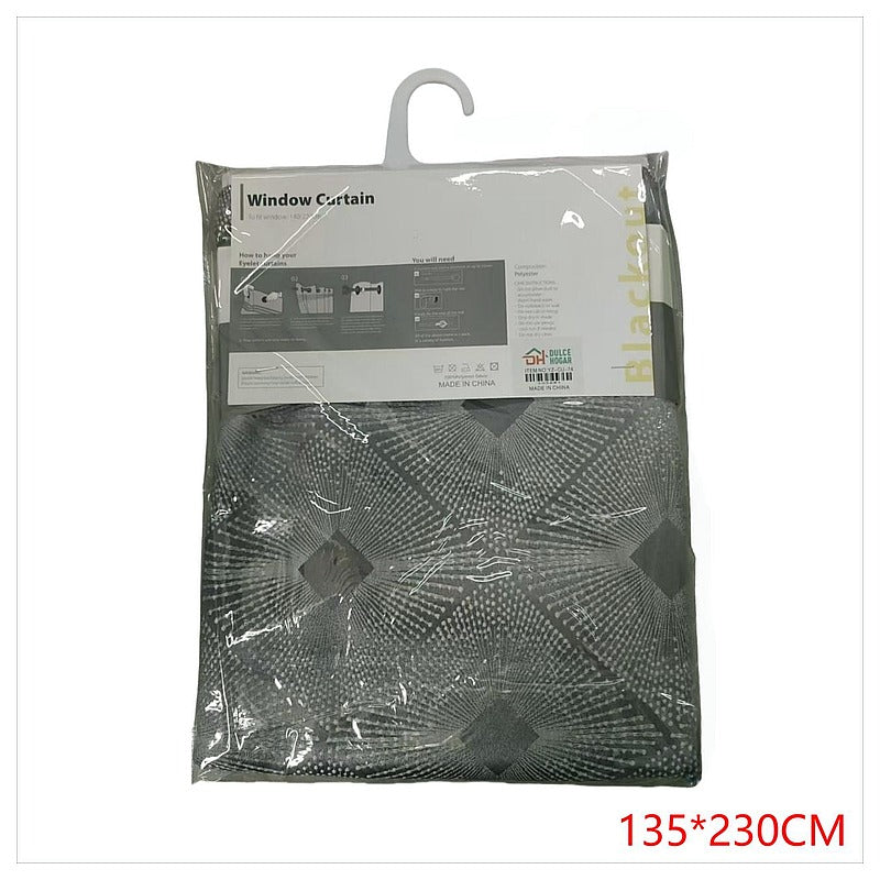 YZ-CU-74 - CORTINA OPACA PARA VENTANA 135X230 CM (24/1)