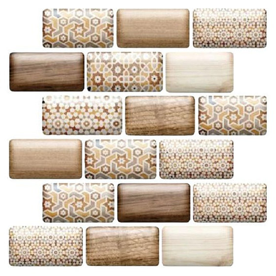 HS-LJW69 - AZULEJO ADHESIVO 3D 30CM*30CM (240/1)