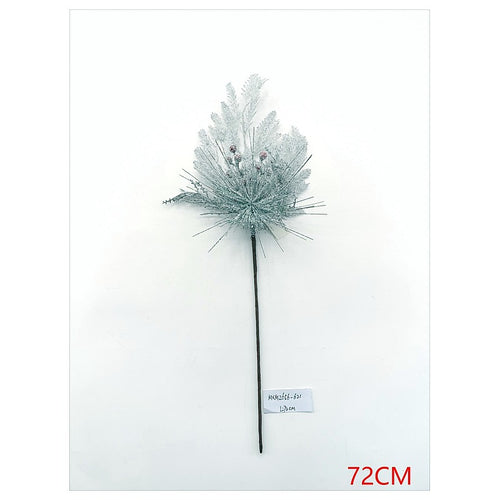 CF-XFF20 - RAMO DECORATIVO PLATEADO 72CM (300/1)