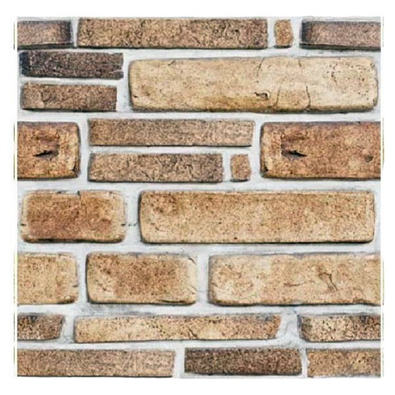 HS-LJW70 - PANEL ADHESIVO 3D IMITACIÓN LADRILLO 30CM*30CM (240/1)
