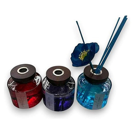 MJ13006 - DIFUSOR DE AROMA CON VARILLAS Y FLOR (48/1)