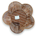 KT-JCT24 - CENTRO DE MESA DE MIMBRE EN FORMA DE FLOR (100/1)