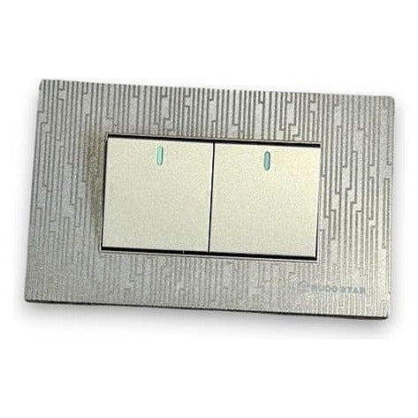 HS-E-SP5 - INTERRUPTOR DOBLE BIDIRECCIONAL GRIS (200/1)