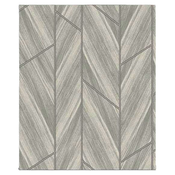 HS-LJW34 - PAPEL TAPIZ GRIS CON DISEÑO GEOMÉTRICO (20/1)