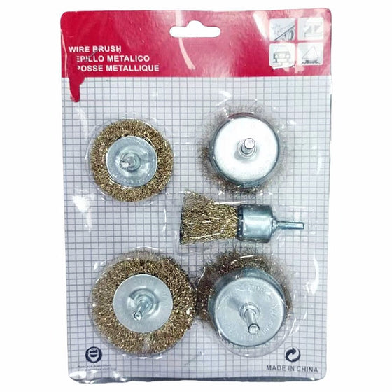 HS-CD285 - KIT DE CEPILLOS METÁLICOS PARA TALADRO (60/1)