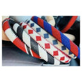 YX-SWC4 - FUNDA DE VOLANTE CON PERLAS PERFORADAS A MANO. (60/1)