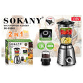 SK-03048 - LICUADORA 2 EN 1 DE 1.5L Y 800W (6/1)