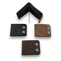 JJ53622 - BILLETERA DE CUERO CON BROCHES (200/1)
