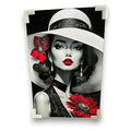 PF-98 - CUADRO DECORATIVO DE MUJER 80X80 CM (6/1)