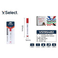 VS19548 2 - MARCADOR PARA PIZARRA BLANCA ROJO (288/1)