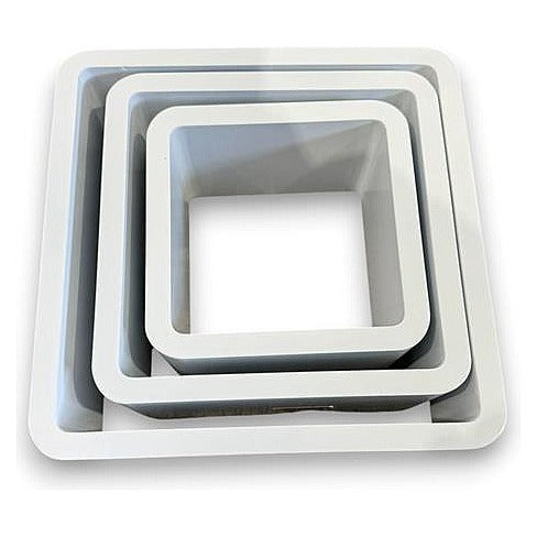 JH-HC-7 - SET DE MOLDES CUADRADOS PLÁSTICOS (4/1)
