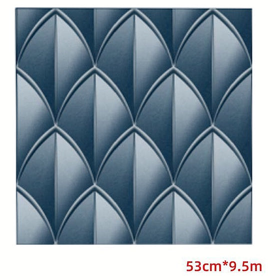 BM-LJ115 - PAPEL TAPIZ GEOMÉTRICO AZUL 53CM*9.5M (20/1)