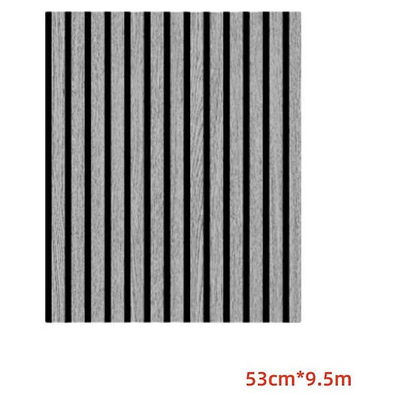 BM-LJ088 - PAPEL TAPIZ RAYAS BLANCAS Y NEGRAS (20/1)