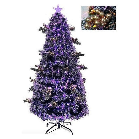 XR-CCT14 - ÁRBOL DE NAVIDAD CON LUCES MORADAS (6/1)