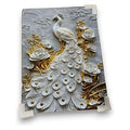 PF-93 - CUADRO DECORATIVO CON RELIEVE DE PAVO REAL (8/1)